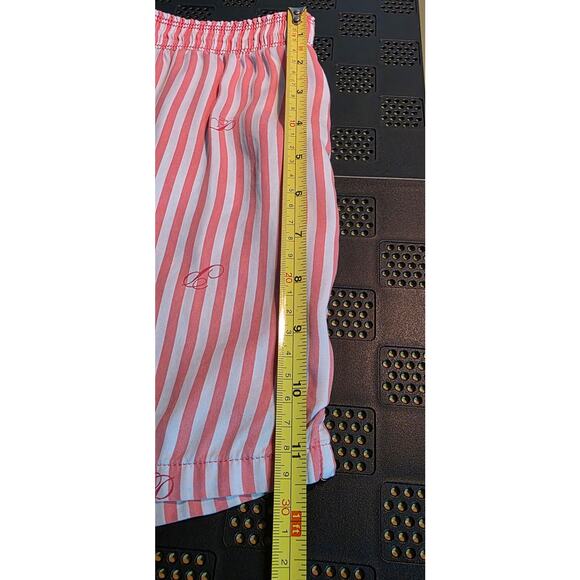 VICTORIA'S SECRET PINK TENCEL STRIPED SLEEP SHORTS SMALL CORAL Size L - Picture 7 of 7